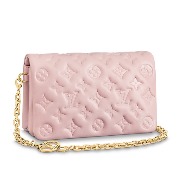 Louis Vuitton Handbags - Louis Vuitton Pink Pochette Coussin Leather Shoulder & Crossbody Bag